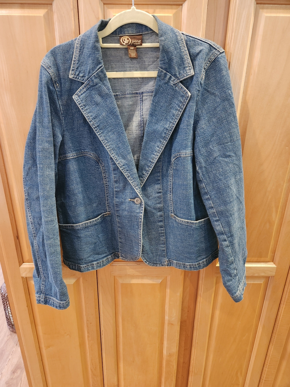 Rafaella Medium Blue Denim Blazer Jacket
